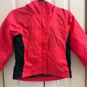 Columbia 7/8 Pink black Windbreaker Jacket